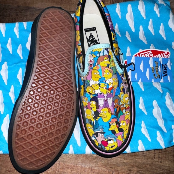 Vans The Simpsons Springfield Custom Classic Slip On Platform - Picture 7 of 10